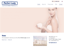 Tablet Screenshot of perfect-lady.com
